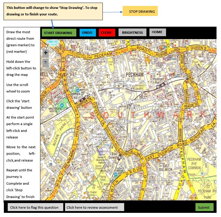 assessment journey screen